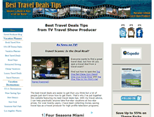 Tablet Screenshot of best-travel-deals-tips.com